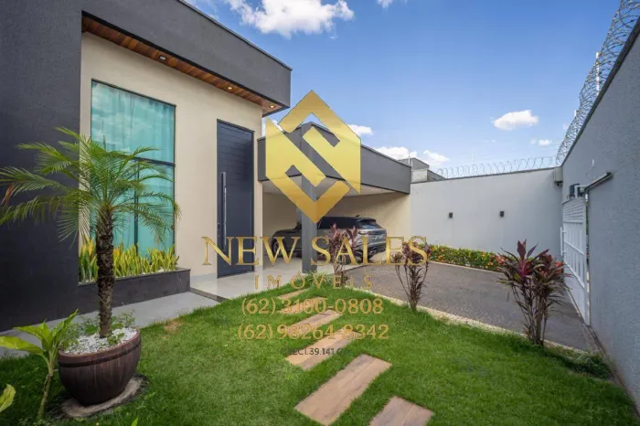 Casa- 3 suítes, 215m², 4 vagas, piscina- Goiânia 2