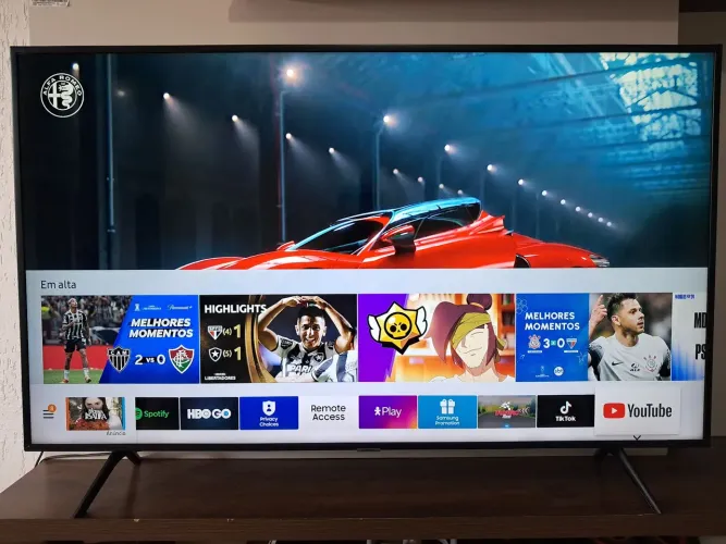 SAMSUNG SMART TV 55" 4K,SISTEMA ATUALIZADO,COMPLETA,DIVIDO NO CARTÃO 12X, ENTREGA GRÁTIS