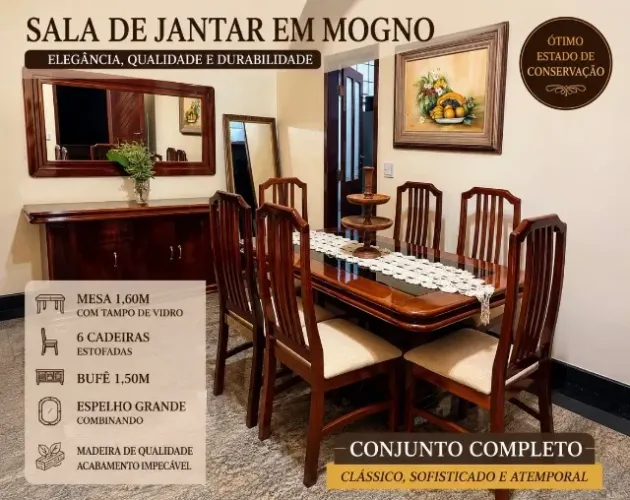 Conj sala de jantar completa