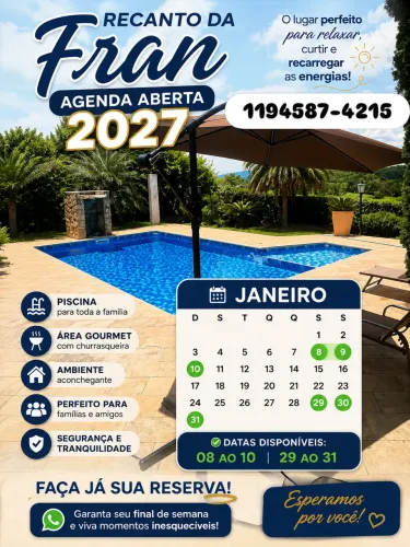 Alugo para finais de semana