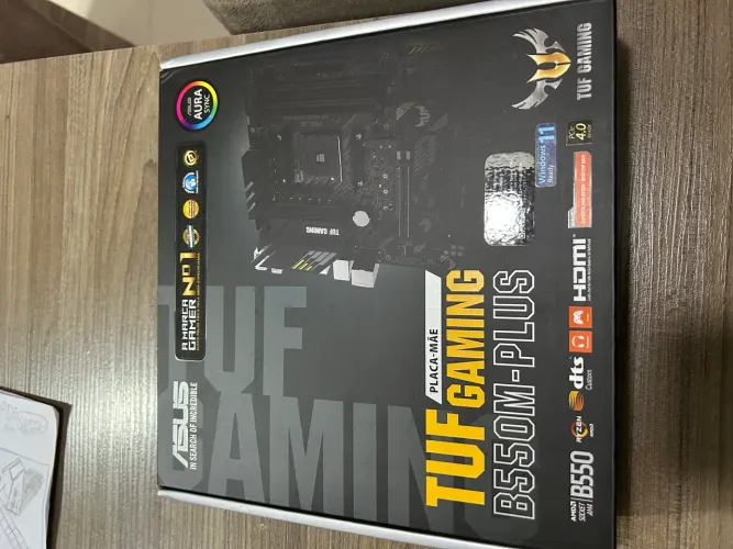 Placa mãe Asus TUF b550m defeito leia