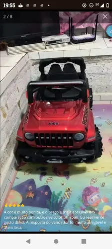 carro para criança quatro meses de uso