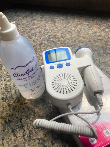 Sonar gestacional + gel condutor