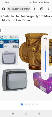 Válvula para descarga Hydra