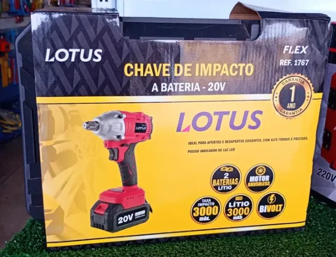 CHAVE DE IMPACTO A BATERIA LOTUS 20V - REF. 1767