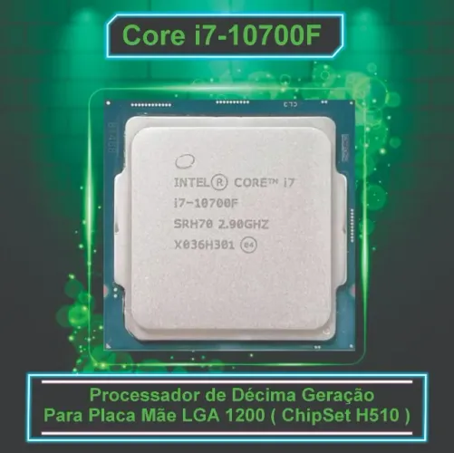 i7 10700F + Placa Mae Asus H510