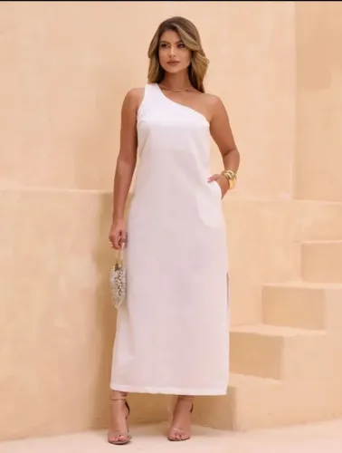 Vestido de Linho Branco