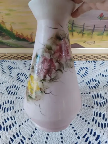 Vaso de porcelana numerado