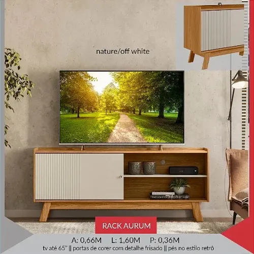Rack Aurum 1,60m - Promoção