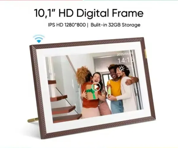 Porta Retrato Digital Arzopa D10 WiFi 10.1 HD 32GB+80.000 - Original - Lacrado