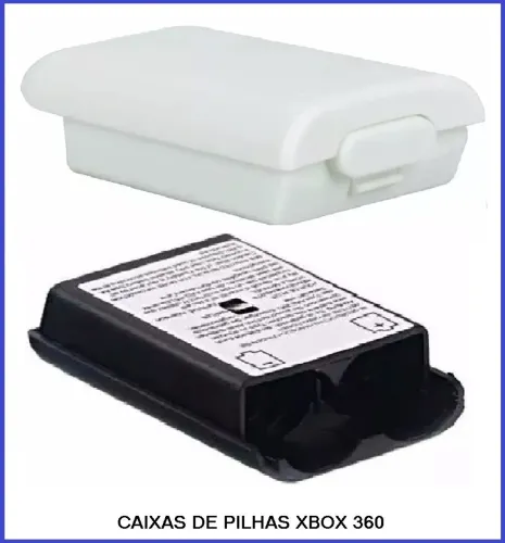 Caixa de Pilhas controle Xbox 360