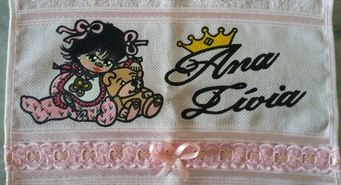 Toalhinha pintadas à mão