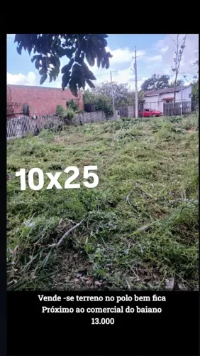 Terreno no polo bem fica