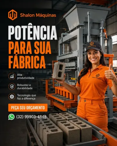 Maquina blocos e bloquetes