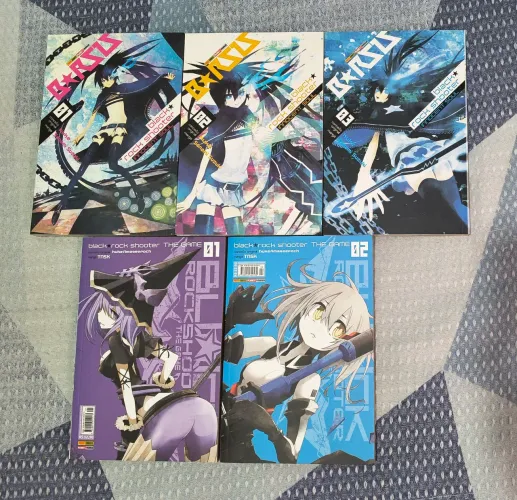 Black Rock Shooter completo (5 volumes) - Mangá Panini