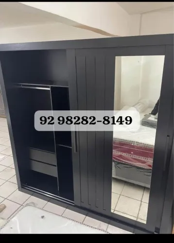 guarda roupa com porta de correr/ casal