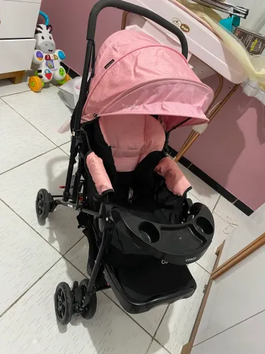 Banheira + carrinho de bebê