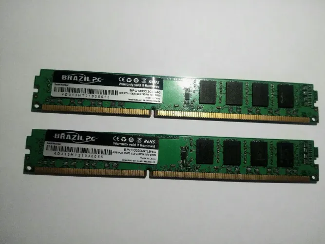 Kit 2x4GB DDR3 1333MHz PC3-10600 8GB Desktop