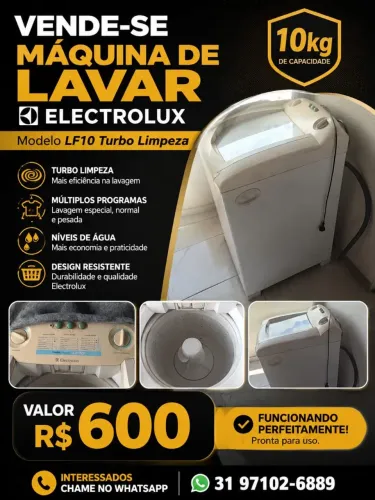 Máquina de lavar 10kg