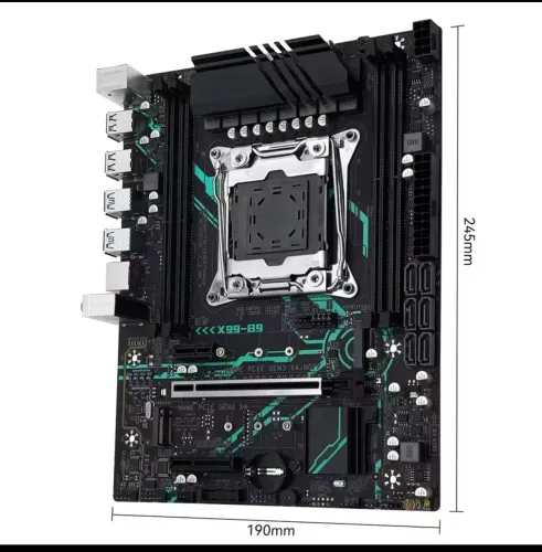 Kit placa mãe x99 B9 quad channel + xeon 2680v4 + 8Gb Ram