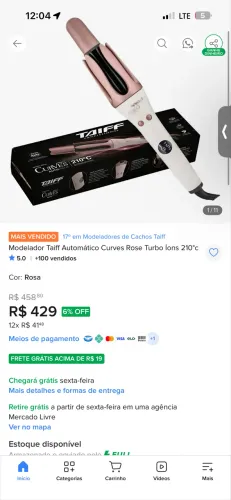 Babyliss taiff automático