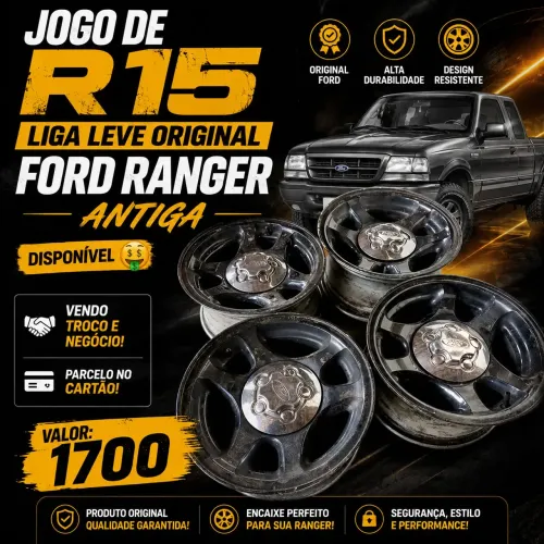 2 jogos de roda da Ford ranger