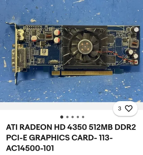 Placa de vídeo  ddr2 512mb