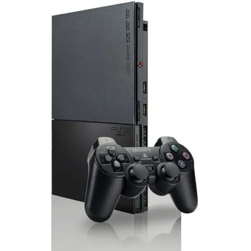 PS2 COMPLETO + JOGOS + 2 CONTROLES