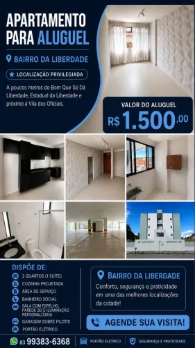 APARTAMENTO PARA ALUGAR NA LIBERDADE 1.500