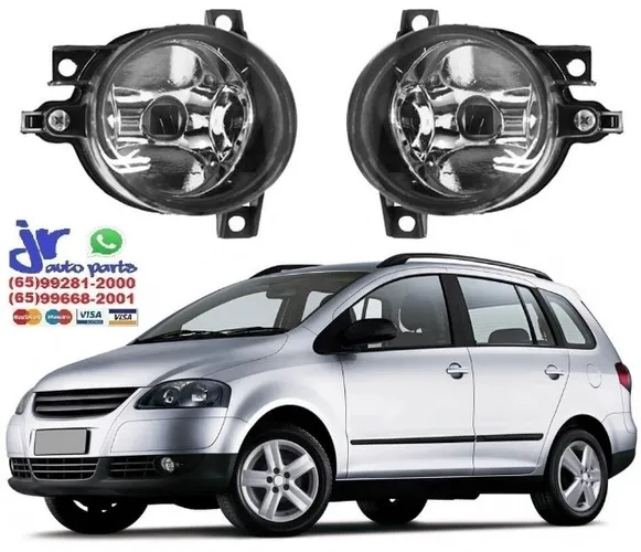 Par Farol Milha Spacefox 2003 2004 2005 2006 2007 2008 2009 Auxiliar Neblina