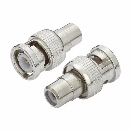 Adaptador Conector Bnc Macho Rca Femea (P/ CFTV)