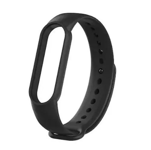 Pulseira Xiaomi Mi Band 3 e 4 Silicone Preto
