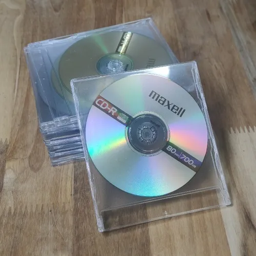 Cd-r Maxell 700mb 80min 48x 10 Unidades. Garantia e Nf-e. Loja Fisica Curitiba!