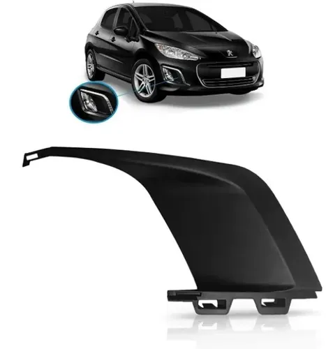 Grade Milha Preto Peugeot 308 2011 2012 13 2014 2015 Direito 