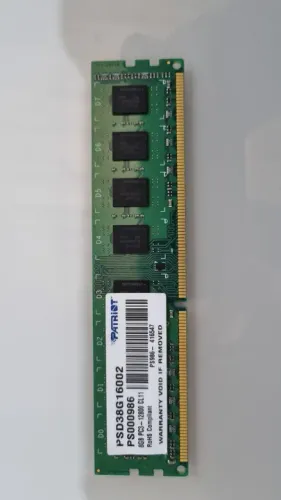 Memória RAM DDR3 Patriot Signature, 8GB, 1600MHz, Para PC
