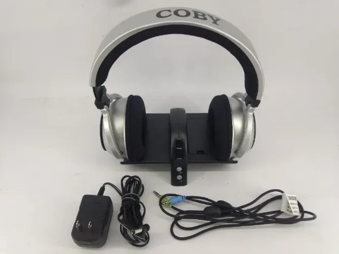 Fone de ouvido coby sem fio Usado funcionando