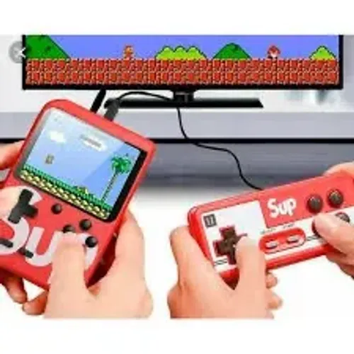 Mini game 400 jogos com joystick pode ligar na tv 
