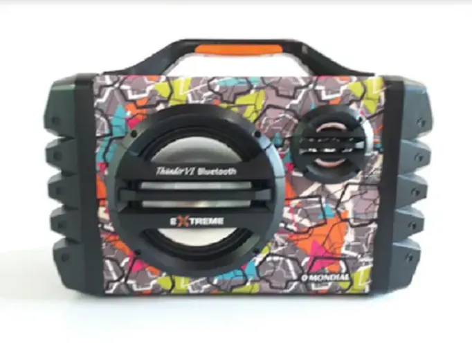 Oportunidade Única! Caixa de Som Amplificada Mondial Thunder VI Extreme com Bluetooth