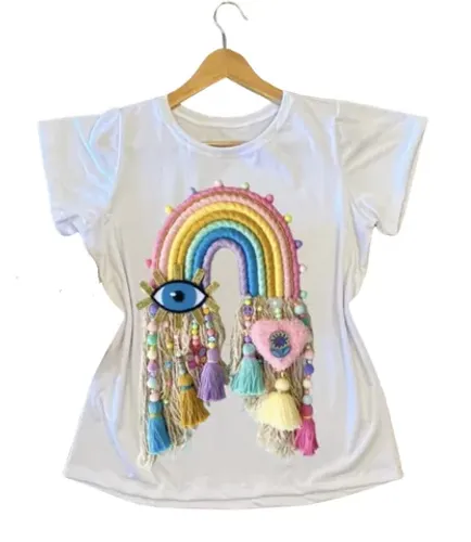 Blusa Camiseta T-Shirt Manga Curta Inspiração Marca Branca