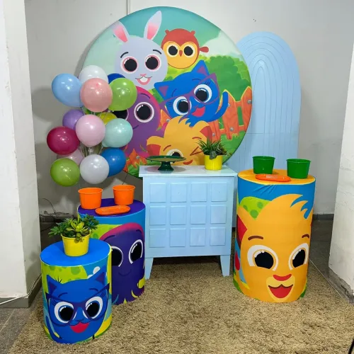 Aluguel de pegue e monte  Festa Infantil - Tema Bichinhos
