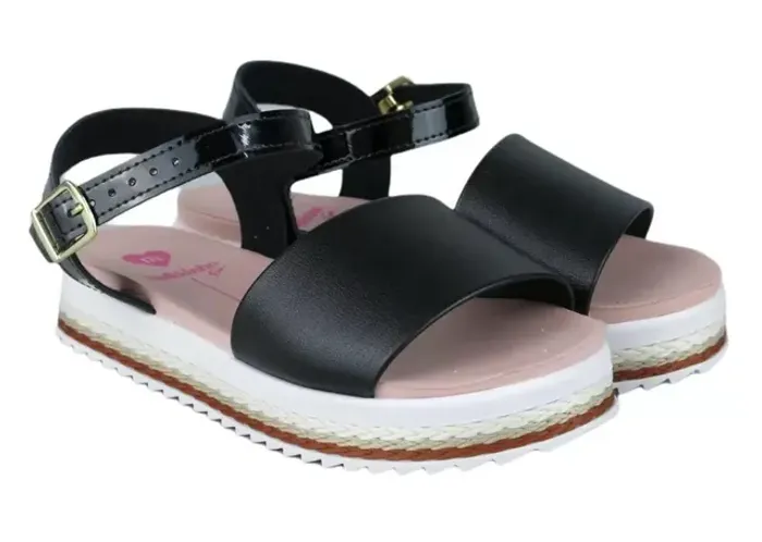 Sandália Infantil Molekinha Preta