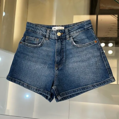 Shorts Jeans Azul Zara Infantil