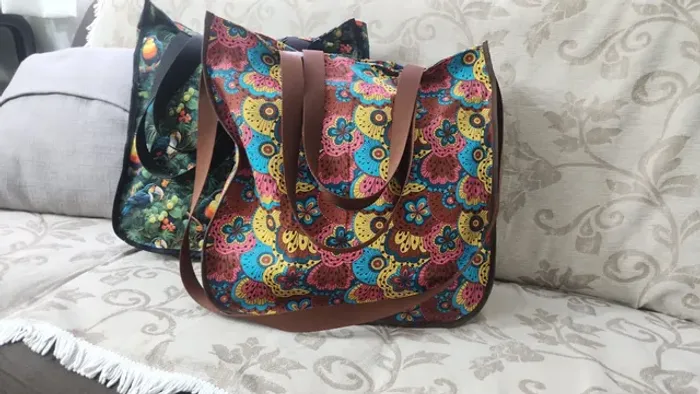 Bolsa sacola estampada