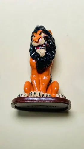 Disney miniatura Scar altura 3 cm (miniatura Disney Parks) boneco O Rei Leão Lion King