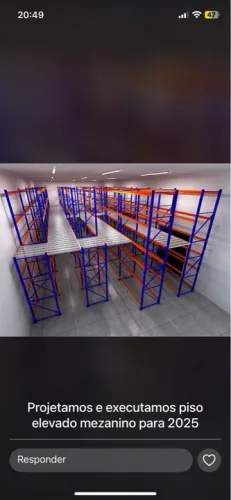 Estantes de Metal para Organização de Estoque