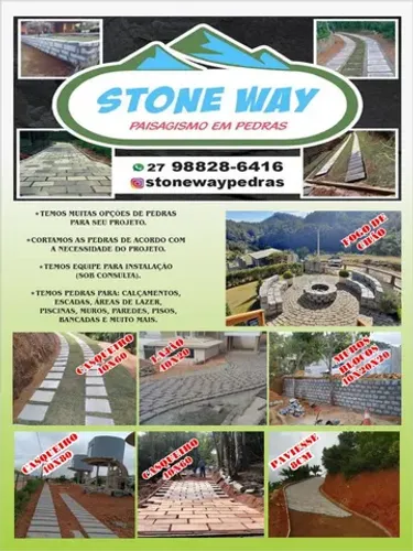 Pedras casqueiro calçamento