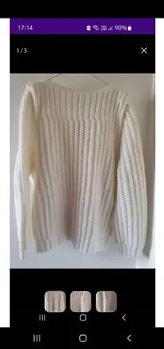 Blusa de lã tricô