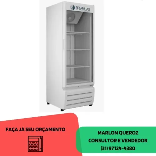 Freezer Vertical Branco Braslar 500L