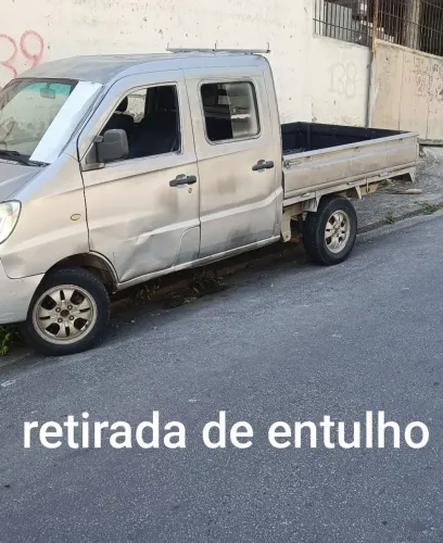 Retirada de entulho ensacado