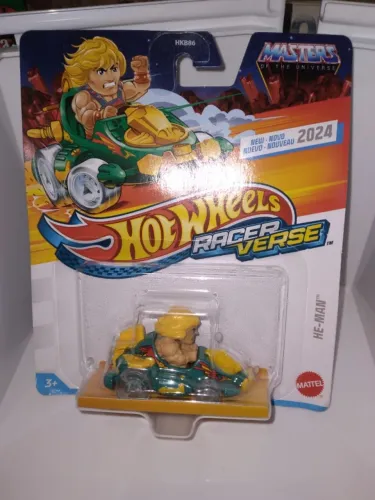 Hot Wheels Racerverse He Man Lacrado Novo